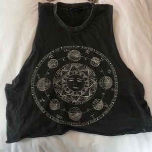 Cut out tank with moon